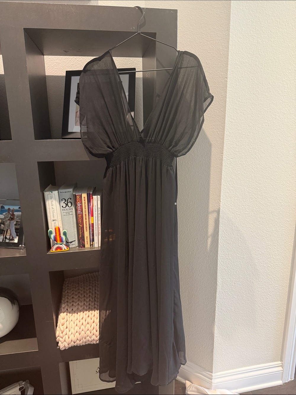 Kate Spade V-Neck Maxi CoverUp Dress - Sheer